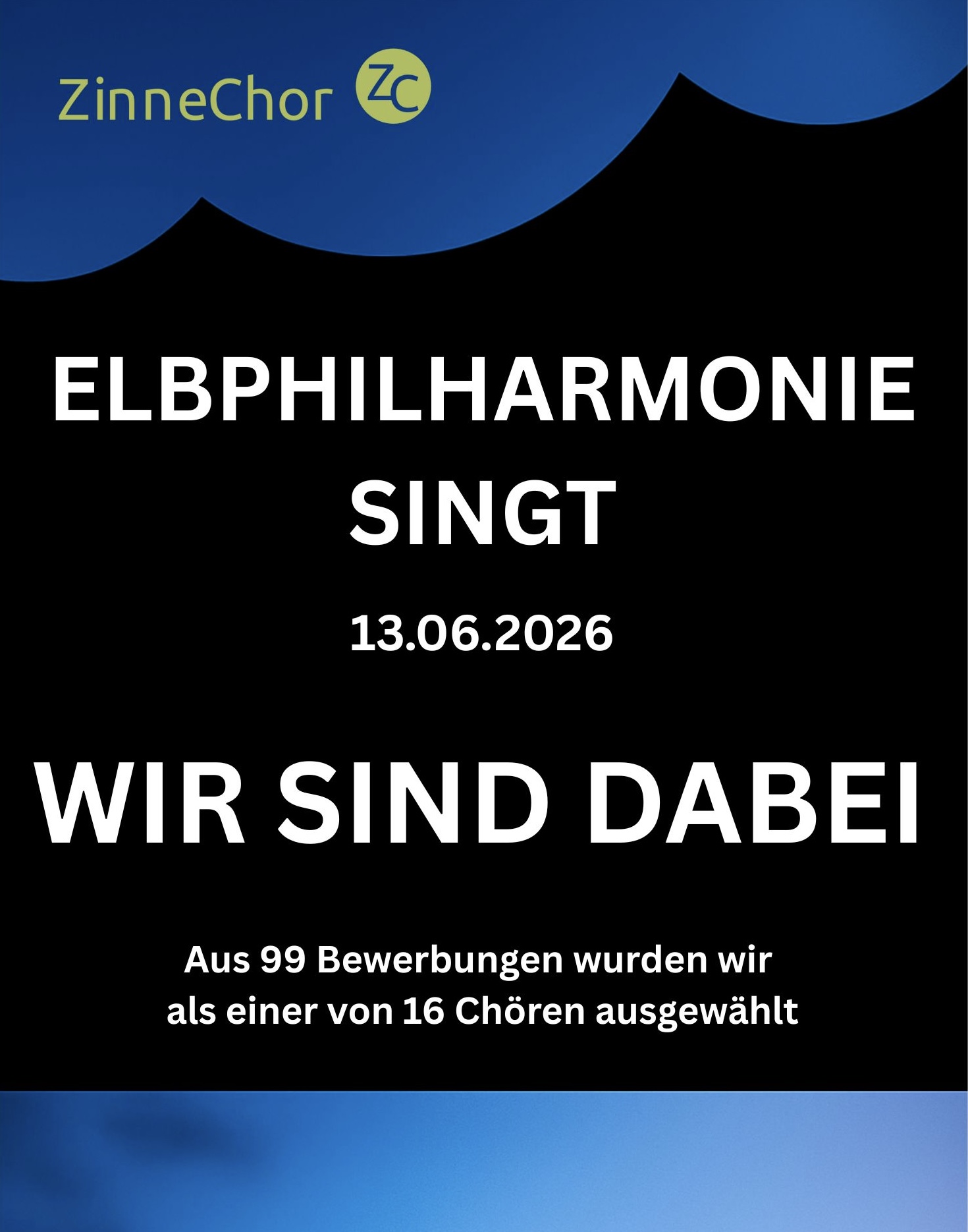 Elbphilharmonie singt. 13.06.2026. Wir sind dabei!